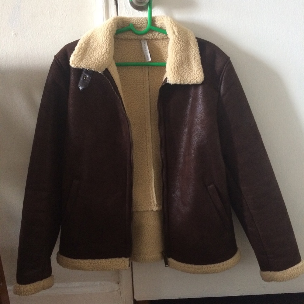 Zara Faux shearling jacket